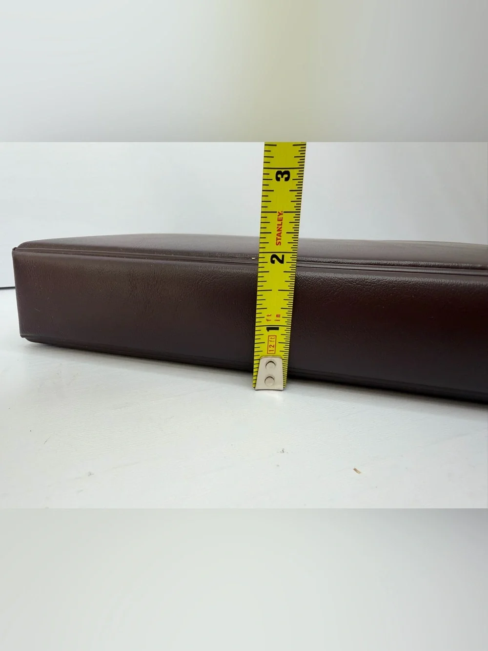 Franklin Covey Classic 7 Ring Leather Planner Binder Brown Year 2001 Organizer